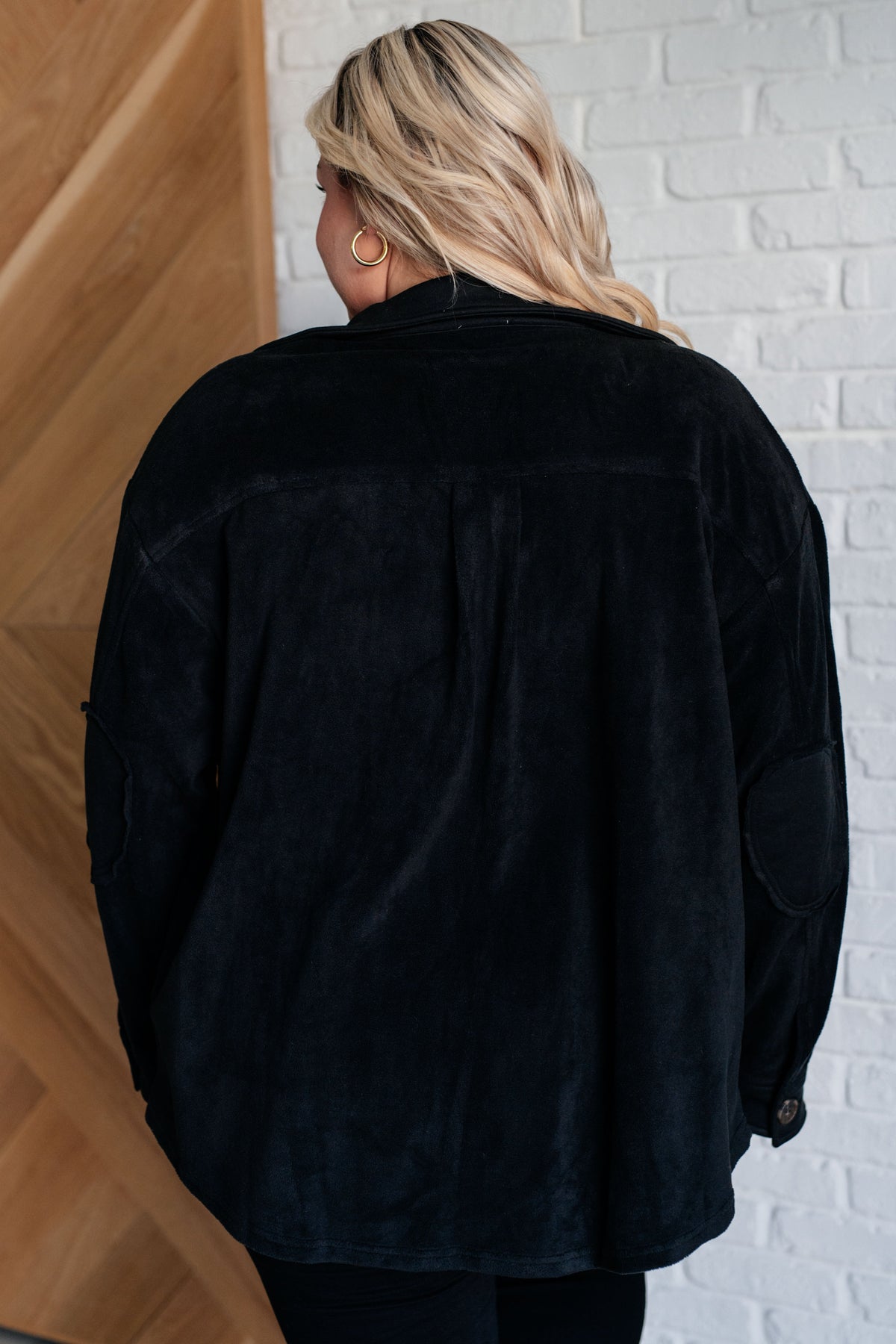 Fantastic in Fleece Jacket in Black-Layers-Villari Chic, women's online fashion boutique in Severna, Maryland