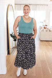 Fielding Flowers Floral Skirt-Bottoms-Villari Chic, women's online fashion boutique in Severna, Maryland