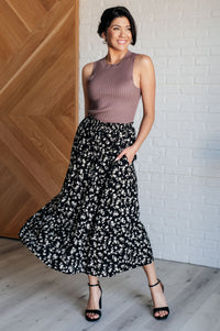 Fielding Flowers Floral Skirt-Bottoms-Villari Chic, women's online fashion boutique in Severna, Maryland