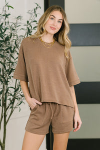 Fight the Feeling Top and Bottom Set in Brown-Womens-Villari Chic, women's online fashion boutique in Severna, Maryland