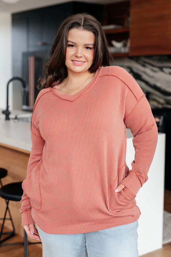 First and Foremost Rib Knit Top-Tops-Villari Chic, women's online fashion boutique in Severna, Maryland