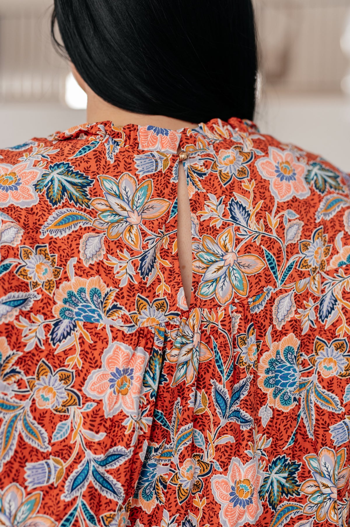 Floral Delight Blouse-Blouses-Villari Chic, women's online fashion boutique in Severna, Maryland