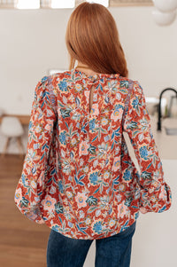 Floral Delight Blouse-Blouses-Villari Chic, women's online fashion boutique in Severna, Maryland