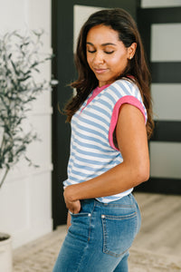 Following Through Color Block Muscle Tee-Womens-Villari Chic, women's online fashion boutique in Severna, Maryland