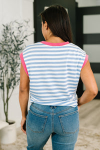 Following Through Color Block Muscle Tee-Womens-Villari Chic, women's online fashion boutique in Severna, Maryland