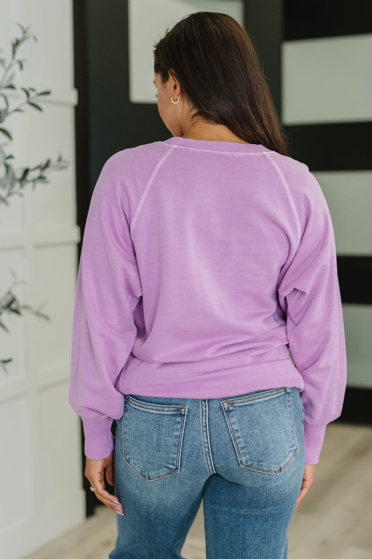 For the Experience Relaxed Pullover in Lavender-Womens-Villari Chic, women's online fashion boutique in Severna, Maryland
