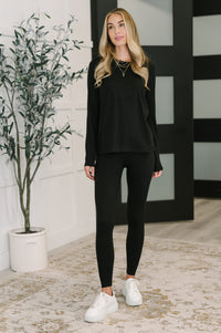 Get Me Cozy Set in Black-Womens-Villari Chic, women's online fashion boutique in Severna, Maryland