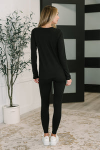 Get Me Cozy Set in Black-Womens-Villari Chic, women's online fashion boutique in Severna, Maryland