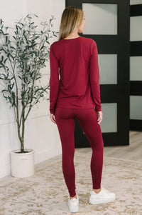Get Me Cozy Set in Cabernet-Womens-Villari Chic, women's online fashion boutique in Severna, Maryland