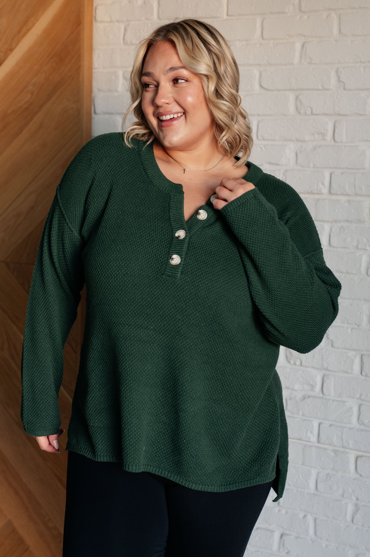 Good Afternoon Henley Sweater-Tops-Villari Chic, women's online fashion boutique in Severna, Maryland