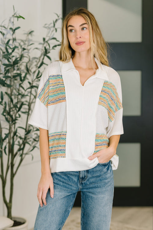 Good For Me Collared Knit Top-Womens-Villari Chic, women's online fashion boutique in Severna, Maryland