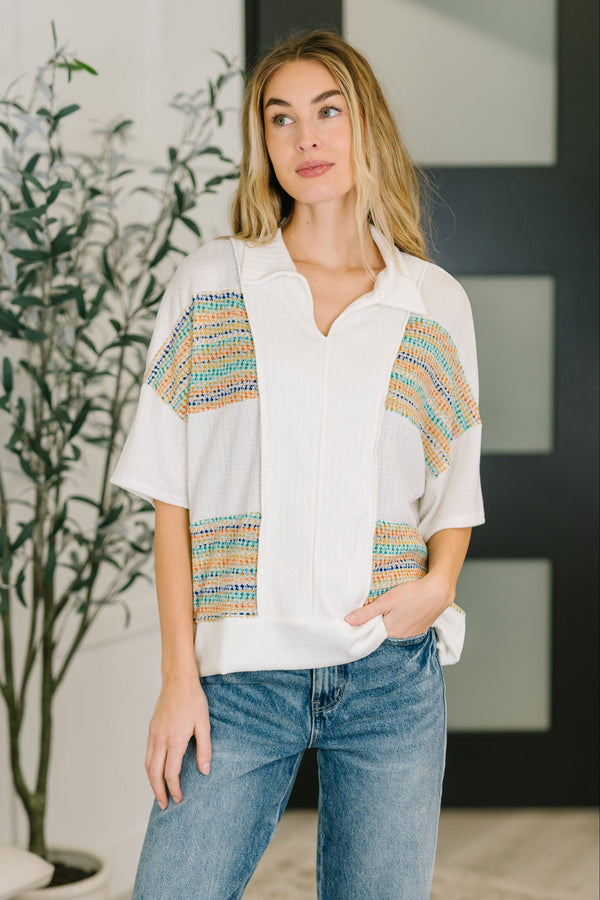 Good For Me Collared Knit Top-Womens-Villari Chic, women's online fashion boutique in Severna, Maryland