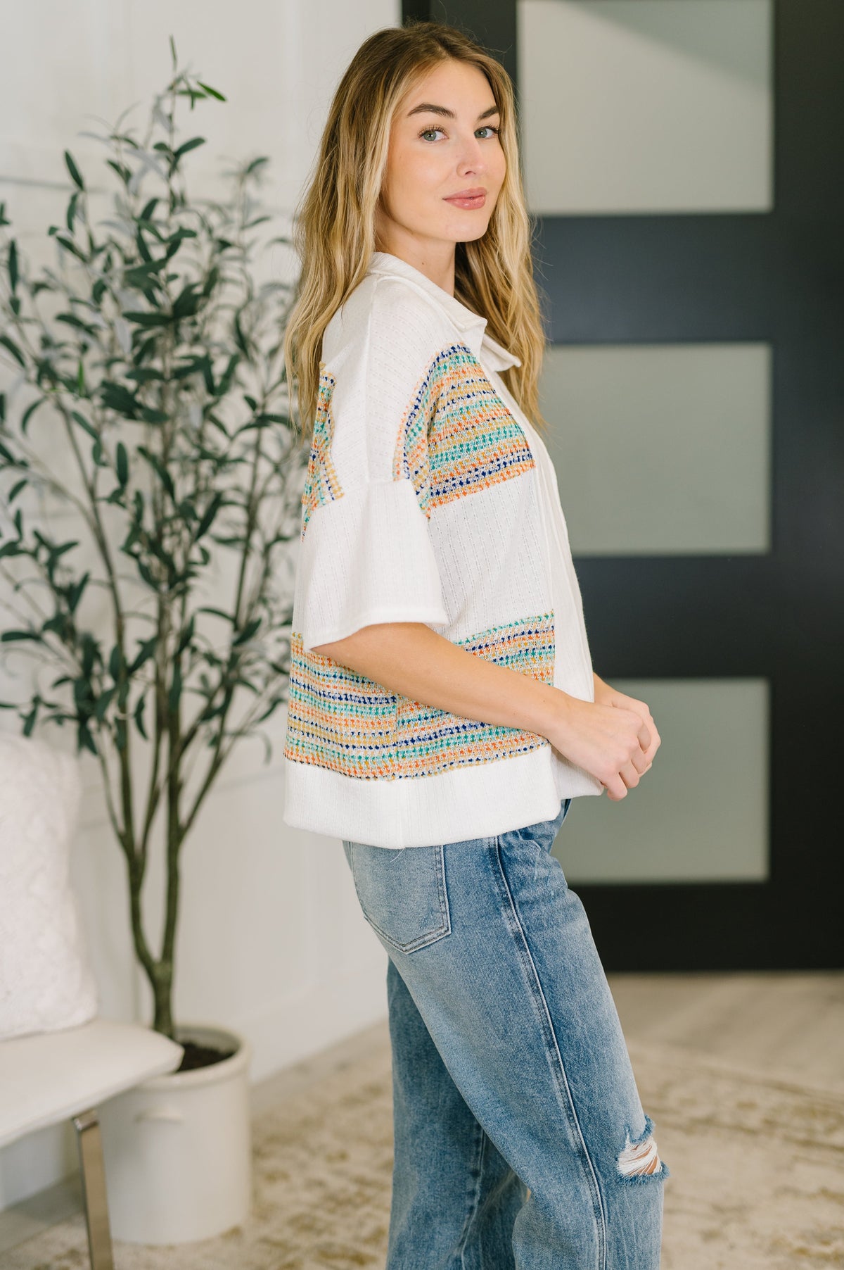 Good For Me Collared Knit Top-Womens-Villari Chic, women's online fashion boutique in Severna, Maryland