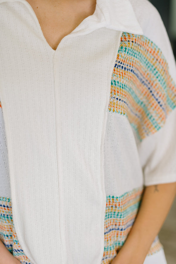 Good For Me Collared Knit Top-Womens-Villari Chic, women's online fashion boutique in Severna, Maryland
