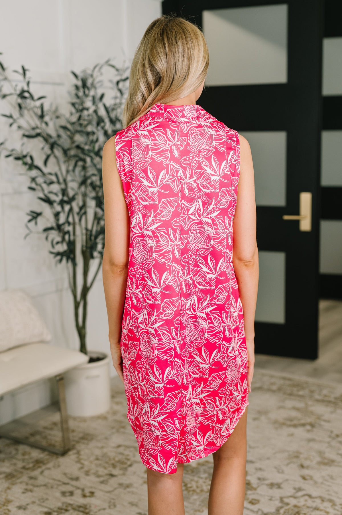 Harbour Quarter Zip Dress in Coastal Pink-Womens-Villari Chic, women's online fashion boutique in Severna, Maryland