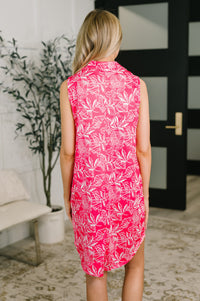 Harbour Quarter Zip Dress in Coastal Pink-Womens-Villari Chic, women's online fashion boutique in Severna, Maryland