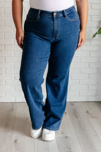 Judy Blue High Rise Vintage Wide Leg Jeans-Denim-Villari Chic, women's online fashion boutique in Severna, Maryland