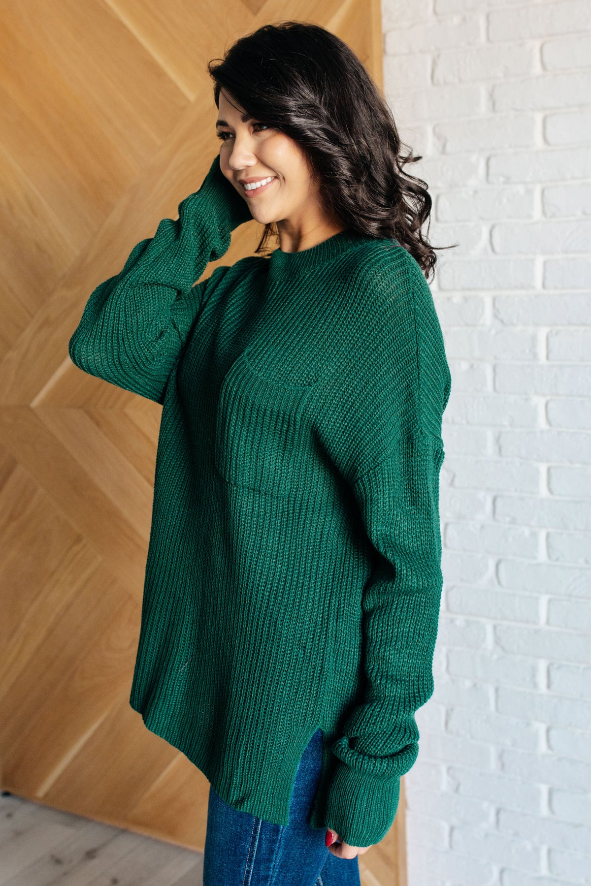 Hero of the Hour Crew Neck Sweater-Tops-Villari Chic, women's online fashion boutique in Severna, Maryland