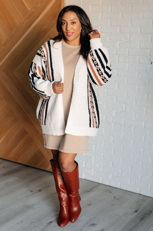 Holding On Aztec Print Cardigan-Layers-Villari Chic, women's online fashion boutique in Severna, Maryland