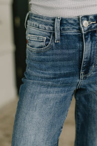 Judy Blue Holly Mid Rise Straight Jeans-Womens-Villari Chic, women's online fashion boutique in Severna, Maryland