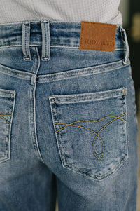 Judy Blue Holly Mid Rise Straight Jeans-Womens-Villari Chic, women's online fashion boutique in Severna, Maryland