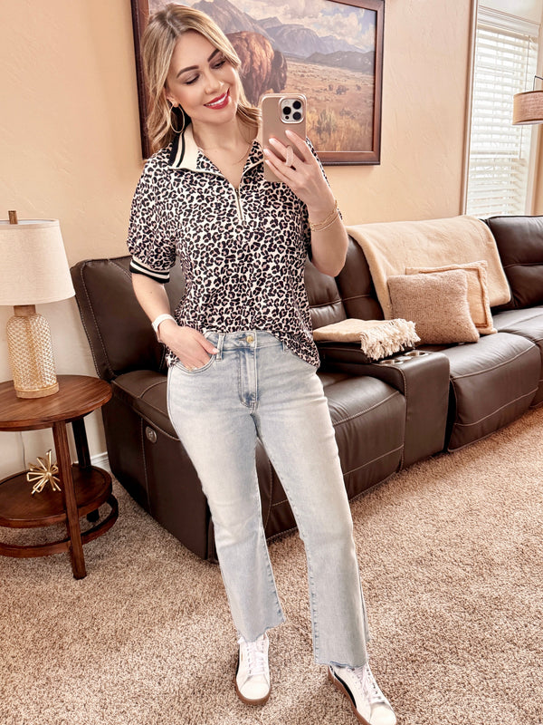 Judy Blue Kick Flare With Raw Hem Jeans-Villari Chic, women's online fashion boutique in Severna, Maryland