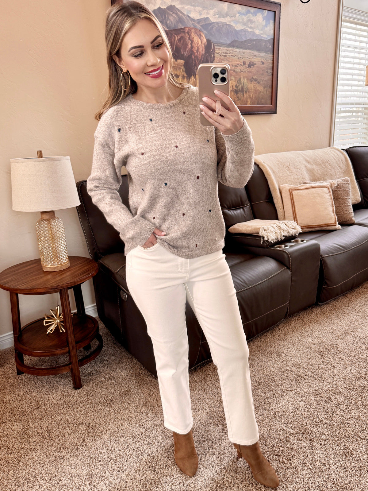 Judy Blue White Tummy Control Ankle Straight Jeans-Villari Chic, women's online fashion boutique in Severna, Maryland