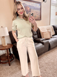 Natural Linen Pants-Villari Chic, women's online fashion boutique in Severna, Maryland