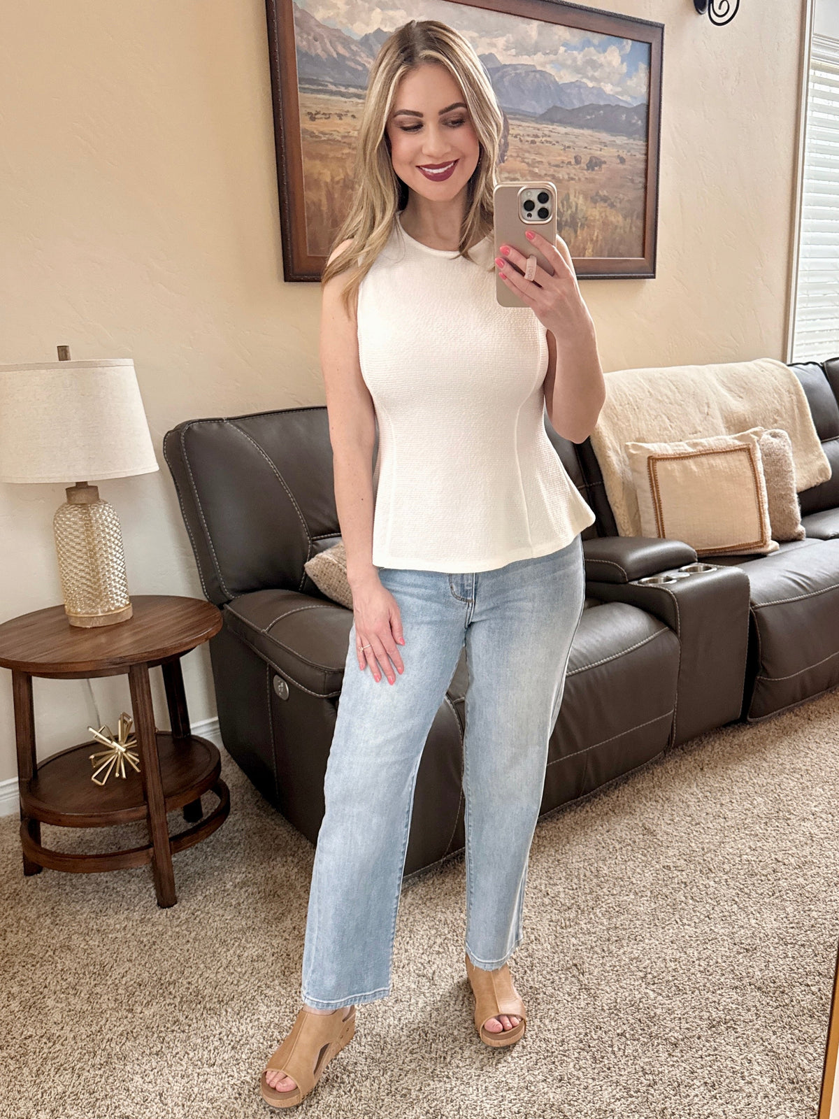 Judy Blue Light Wash Ankle Straight Jeans-Villari Chic, women's online fashion boutique in Severna, Maryland