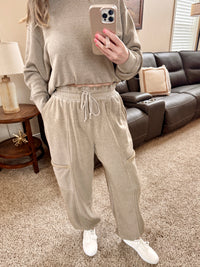 Cozy Mocha Jogger Set-Villari Chic, women's online fashion boutique in Severna, Maryland