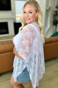 Good Days Ahead Lace Kimono In Lavender-Layers-Villari Chic, women's online fashion boutique in Severna, Maryland