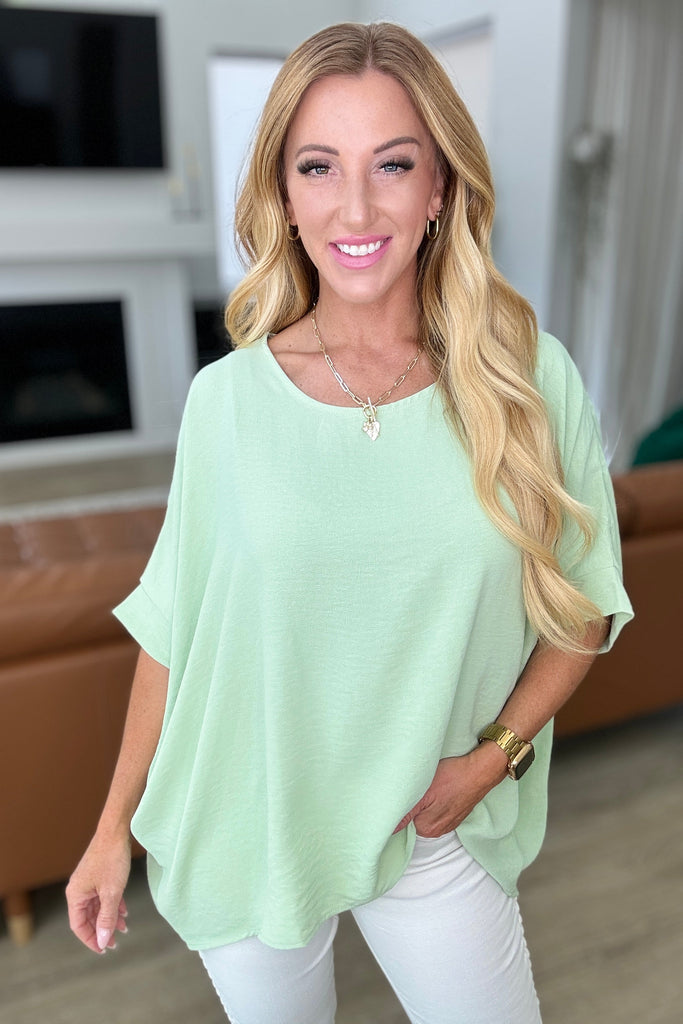 Feels Like Me Dolman Sleeve Top in Sage-Tops-Villari Chic, women's online fashion boutique in Severna, Maryland