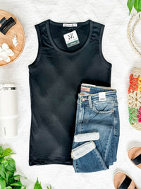 Ava Tank - Black-tank-Villari Chic, women's online fashion boutique in Severna, Maryland
