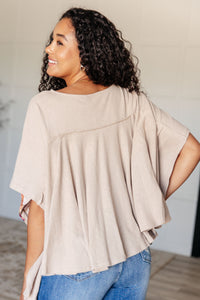 Isabel Embroidered Tunic in Mocha-Tops-Villari Chic, women's online fashion boutique in Severna, Maryland