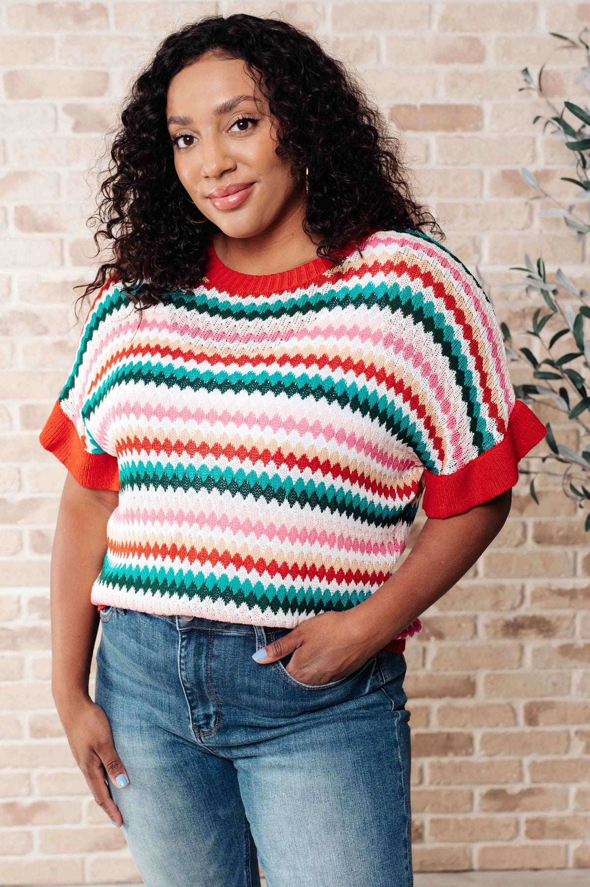 It's a Go Striped Knit Top-Tops-Villari Chic, women's online fashion boutique in Severna, Maryland