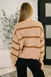 Ivy Lane Textured Sweater in Taupe-Womens-Villari Chic, women's online fashion boutique in Severna, Maryland
