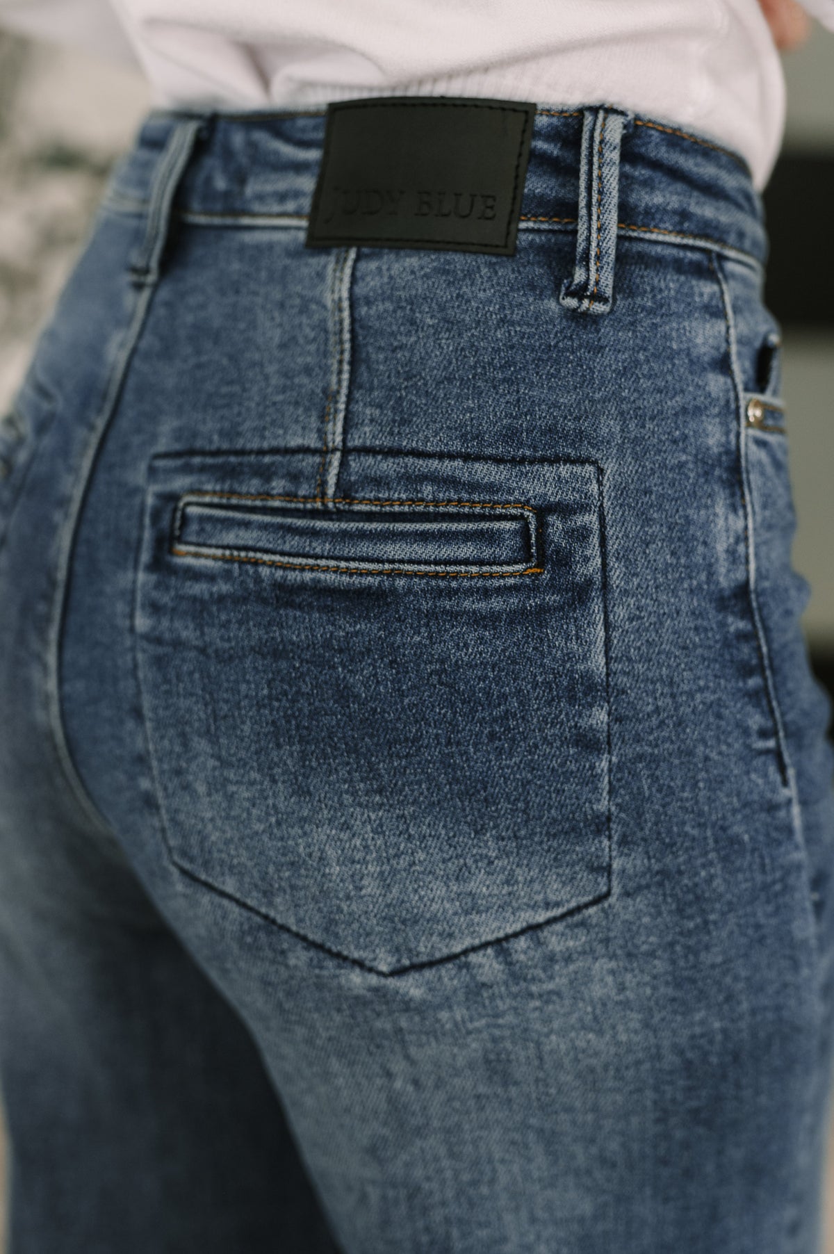 Judy Blue High Waist Column Straight Button-Fly & Back Welt Pkts-Womens-Villari Chic, women's online fashion boutique in Severna, Maryland