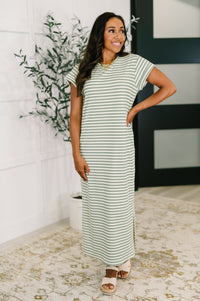 Keep Me Comfy Casual Maxi Dress in Green-Womens-Villari Chic, women's online fashion boutique in Severna, Maryland