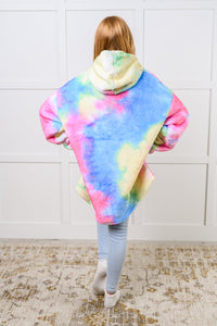 Kids Oversized Hoodie Blanket in Rainbow-Layers-Villari Chic, women's online fashion boutique in Severna, Maryland