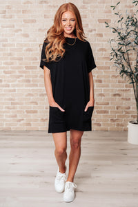 Kind Of Casual Pocket Tunic Dress-Dresses-Villari Chic, women's online fashion boutique in Severna, Maryland