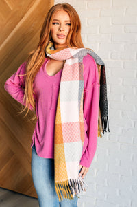 Kinda Sorta Ribbed Top in Magenta-Tops-Villari Chic, women's online fashion boutique in Severna, Maryland