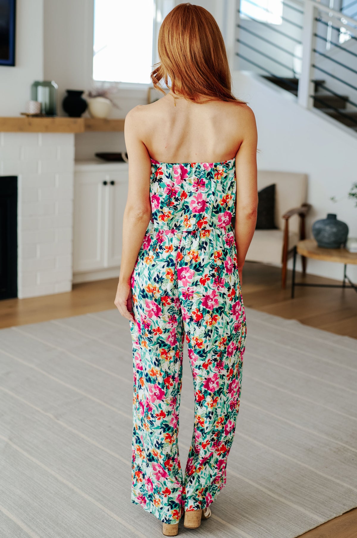 Life of the Party Floral Jumpsuit in Green-Womens-Villari Chic, women's online fashion boutique in Severna, Maryland