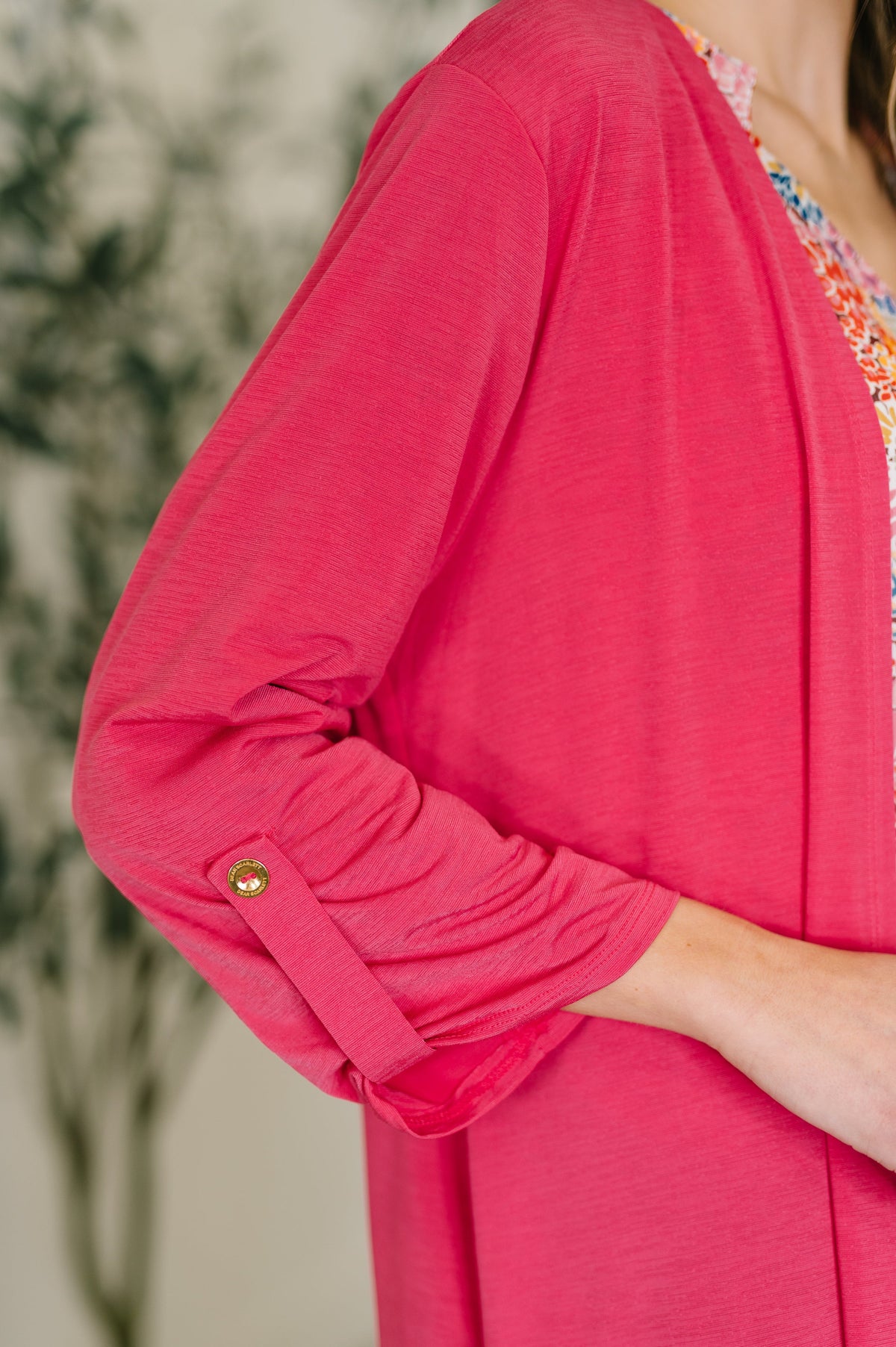 Lizzy Cardigan in Fuchsia-Womens-Villari Chic, women's online fashion boutique in Severna, Maryland