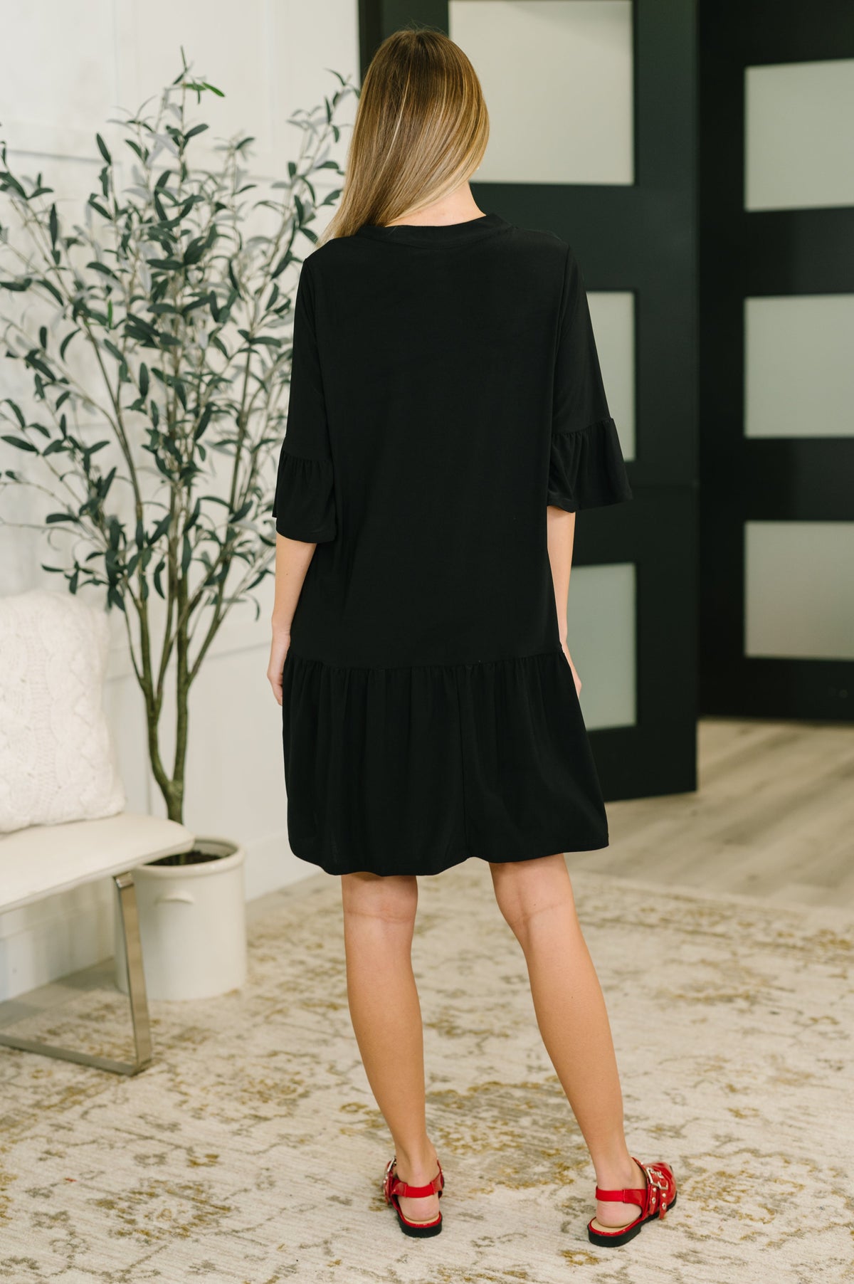 Lizzy Sunday Dress in Black-Womens-Villari Chic, women's online fashion boutique in Severna, Maryland
