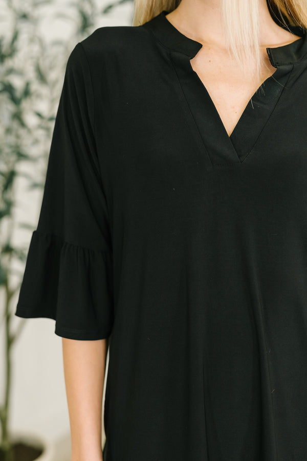 Lizzy Sunday Dress in Black-Womens-Villari Chic, women's online fashion boutique in Severna, Maryland