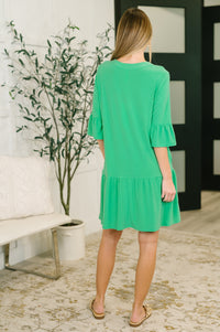 Lizzy Sunday Dress in Emerald-Womens-Villari Chic, women's online fashion boutique in Severna, Maryland