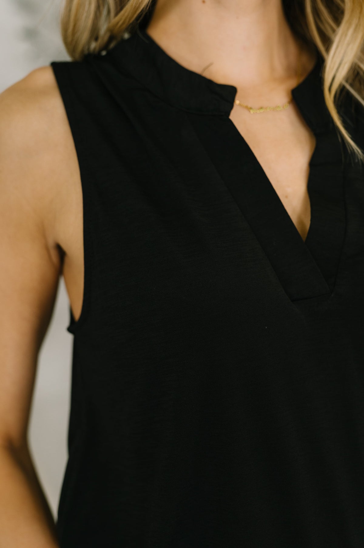 Lizzy Tank Top in Black-Womens-Villari Chic, women's online fashion boutique in Severna, Maryland