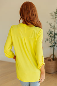 Lizzy Top in Neon Yellow-Womens-Villari Chic, women's online fashion boutique in Severna, Maryland