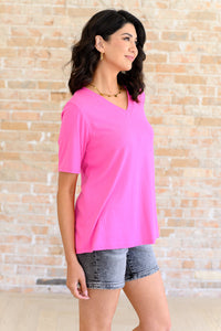 Lonesome Valley V-Neck Ribbed Top-Tops-Villari Chic, women's online fashion boutique in Severna, Maryland