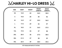 Harley High-Low Dress - Navy Citrus-dress-Villari Chic, women's online fashion boutique in Severna, Maryland